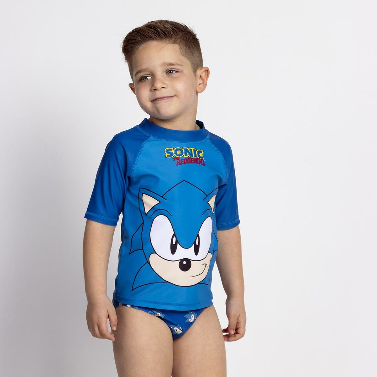 Badtröja Sonic Mörkblå